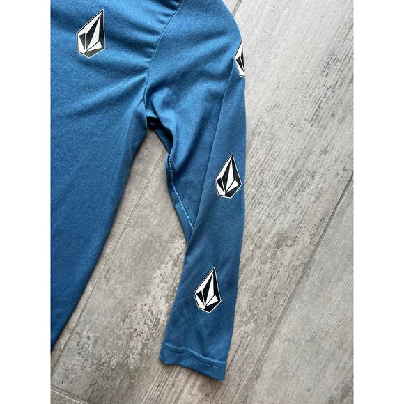 VOLCOM Anti - UV Sun Protection 30+ SPF Boys Kids Youth Long Sleeve Top Beach 6 - Picture 6 of 10